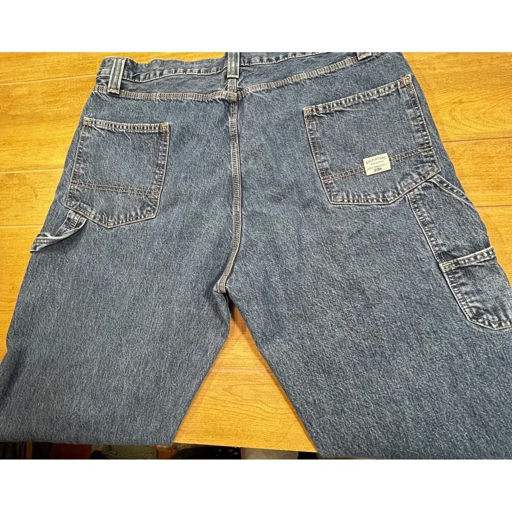 Signature by Levi Strauss Gold Carpenter Jeans Men's Denim‎ Sz 38x30 Y2K baggy